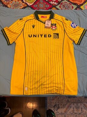 Macron Wrexham AFC 25/26 Authentic Away Shirt - Size XXL - NWT
